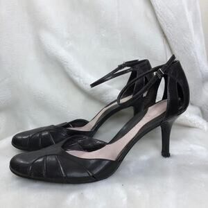 Gianni Bini brown Fantasia ankle strap heels sz 8